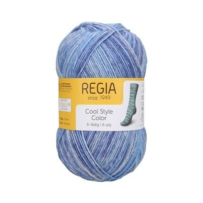 REGIA Cool Style Color 6-ply цвет 2931 (небесно-голубой)